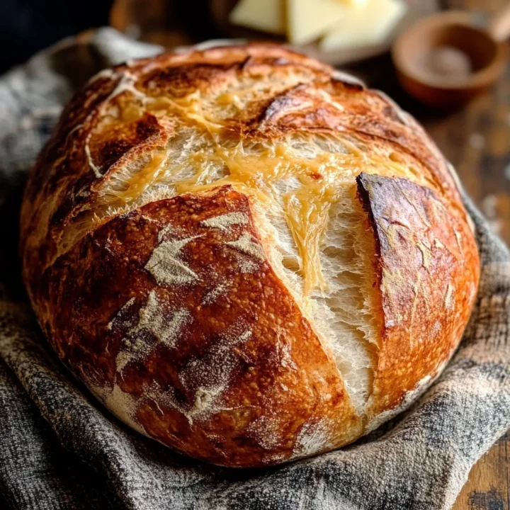 Sourdough Cheese Bread Baking Recipe