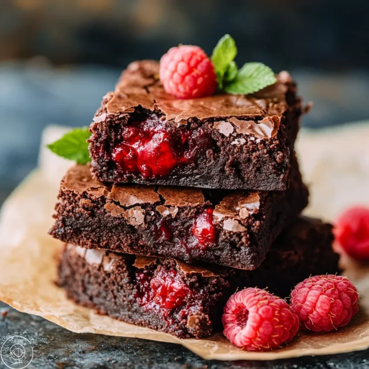 Raspberry Chocolate Brownies Recipe