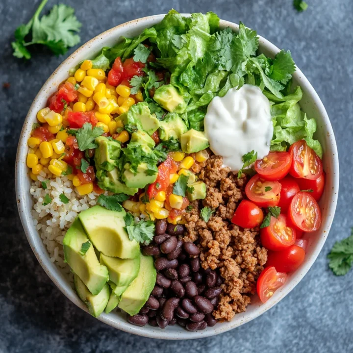 Chipotle Style Taco Bowls Recipe