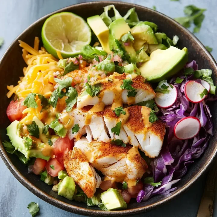 Better Than Takeout Fish Taco Bowls