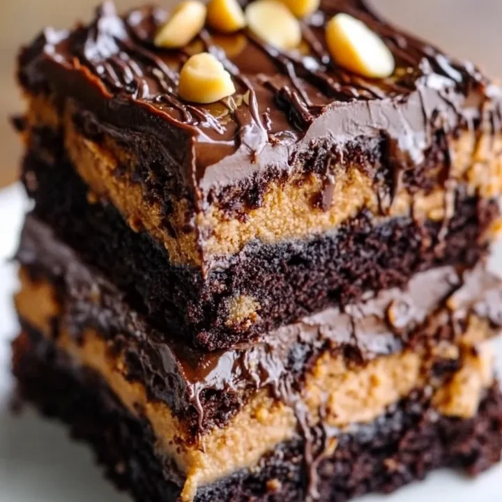 Chocolate Peanut Butter Gooey Cake