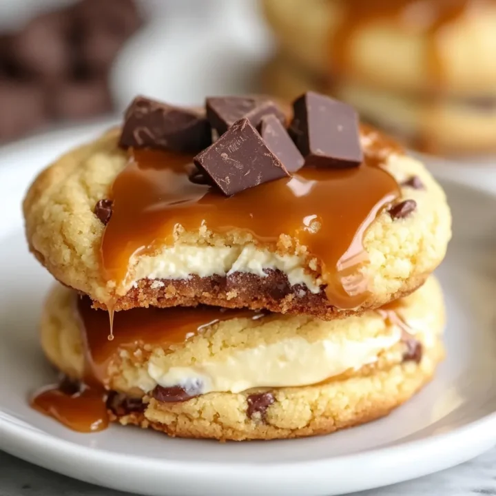 Caramel Cheesecake Cookies Recipe