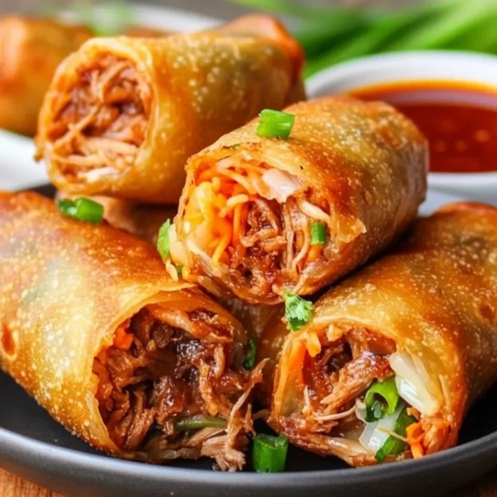 Pulled Pork Egg Rolls Recipe