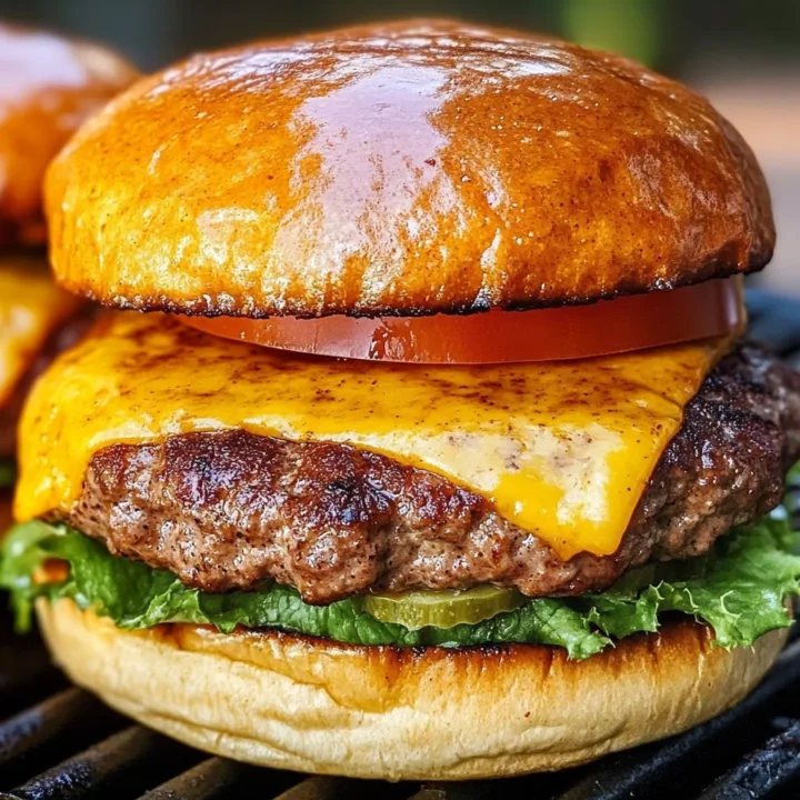 Smoked Cajun Cheeseburgers Recipe