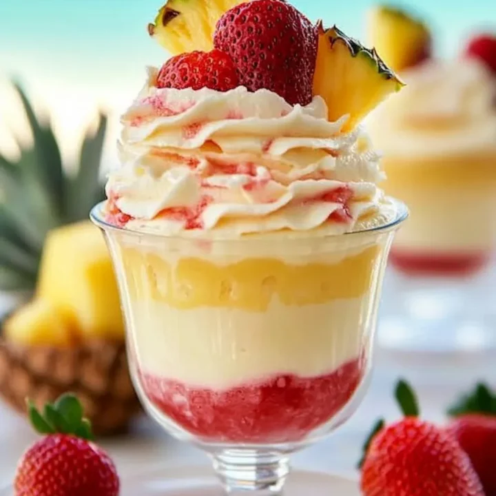 Strawberry Pina Colada Malibu Frosting: A Tropical Twist to Your Sweet Treats
