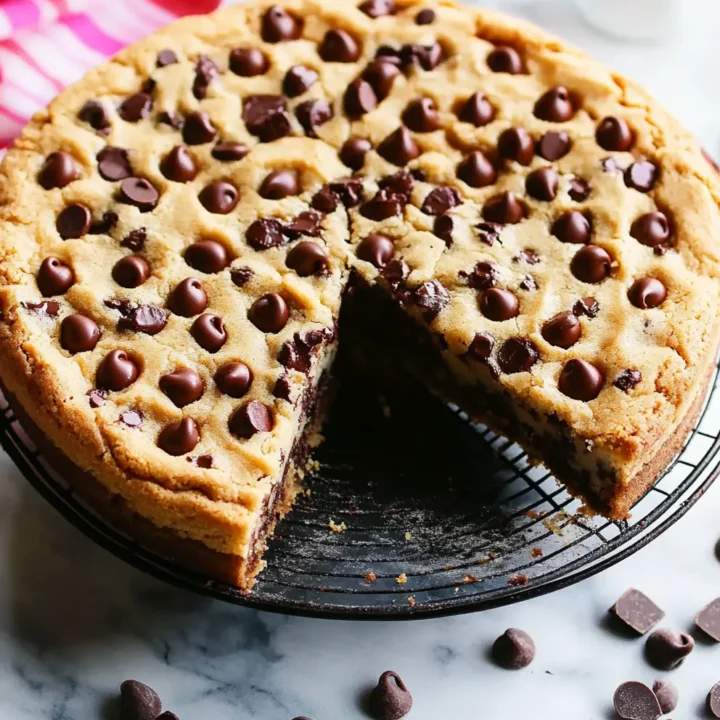 Easy Chocolate Chip Cookie Cake