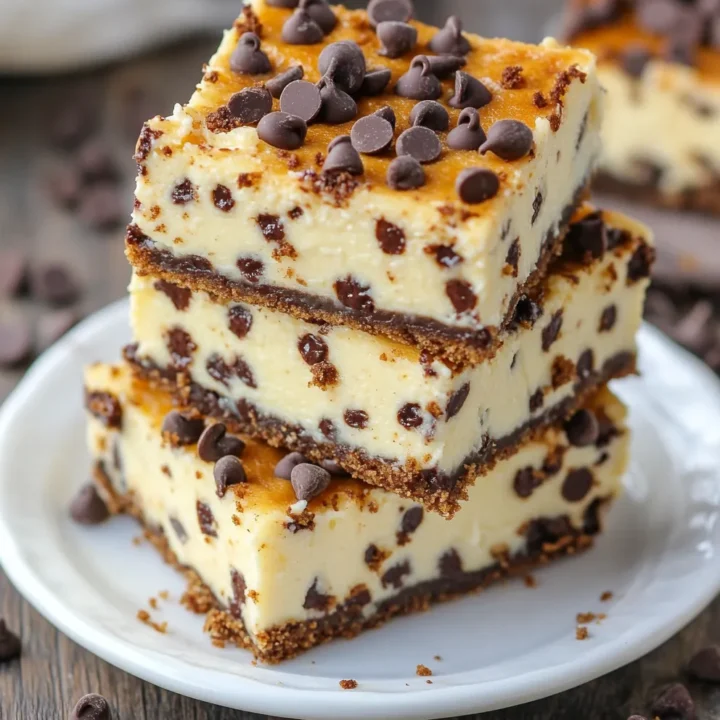 Chocolate Chip Cheesecake Bars Recipe
