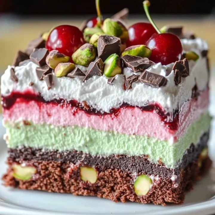 Spumoni Brownie Lush Dessert Recipe