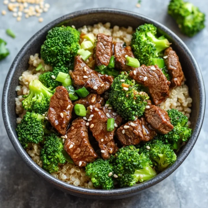 Easy Beef Broccoli Meal Prep Bowls