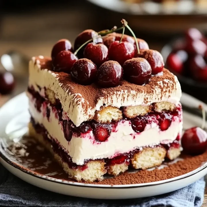 Cherry Amaretto Tiramisu Recipe