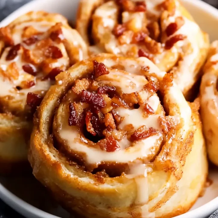Savory Maple Bacon Cinnamon Rolls Recipe