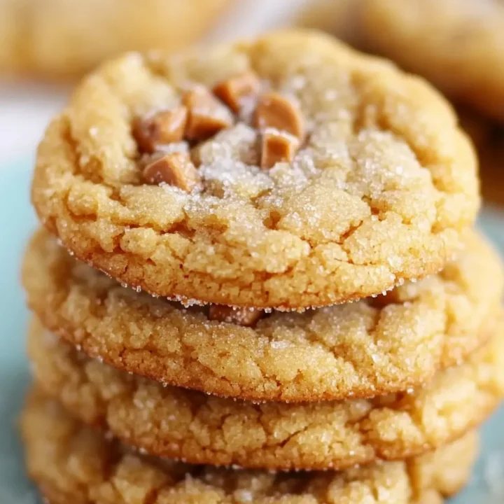 Crispy Butter Toffee Sugar Cookies