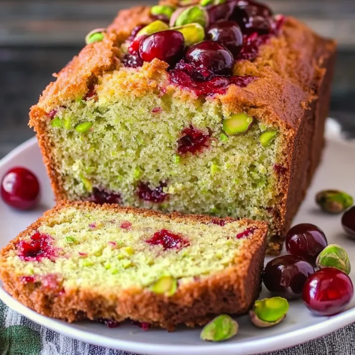 Pistachio Cherry Bread Recipe