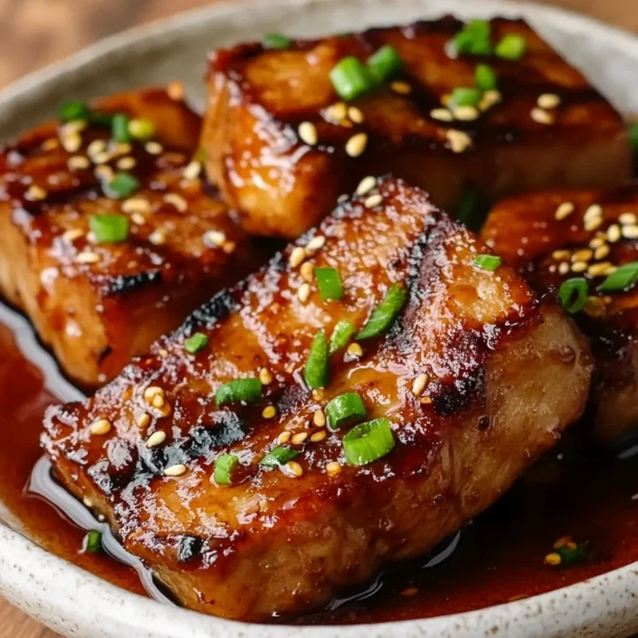 Savory Honey Garlic Glazed Pork