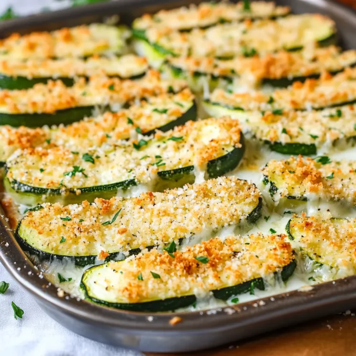 Baked Parmesan Zucchini Recipe