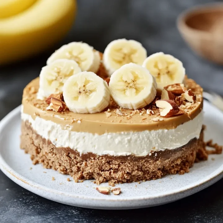 No Bake Banana Cheesecake Almond Butter
