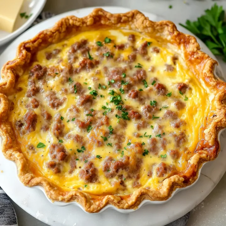 Sausage Quiche With Sausage Gravy