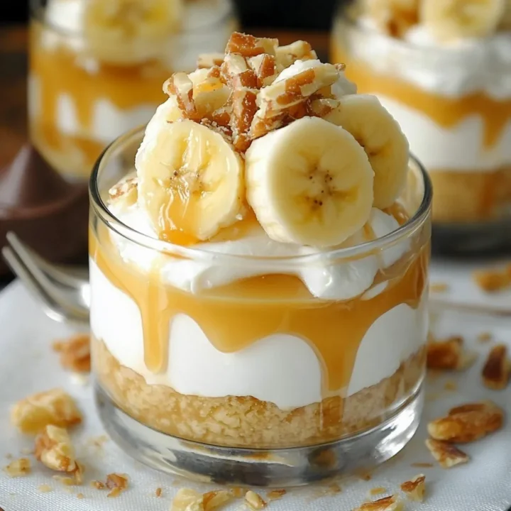 Banana Caramel Cream Dessert Recipe