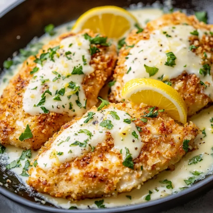 Cheesy Lemon Chicken Romano Recipe