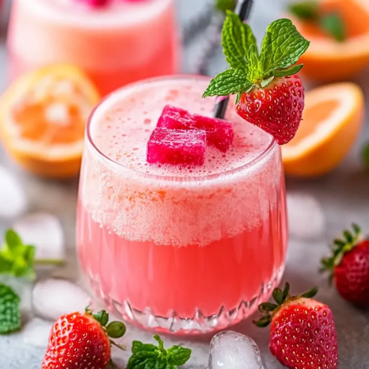 Pretty Pink Starburst Mocktail Recipe