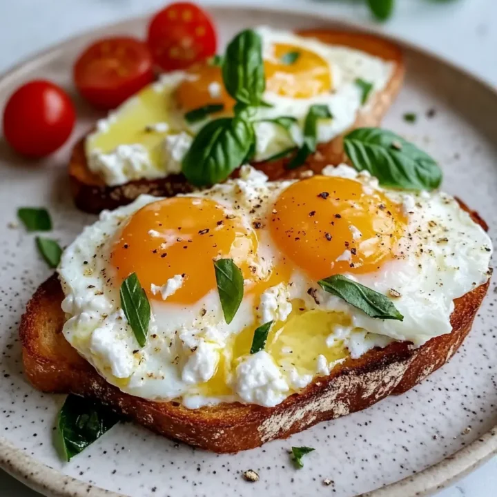 Creamy Ricotta Egg Toast Recipe