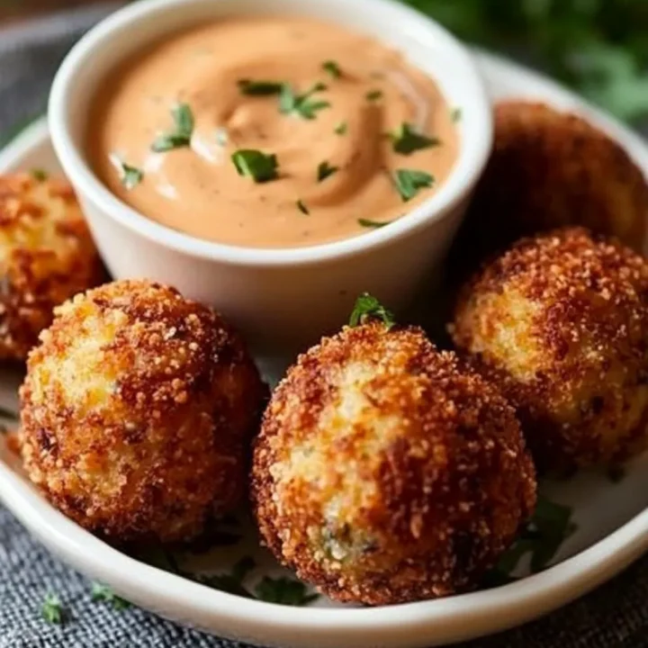 Reuben Balls Spicy Dipping Sauce