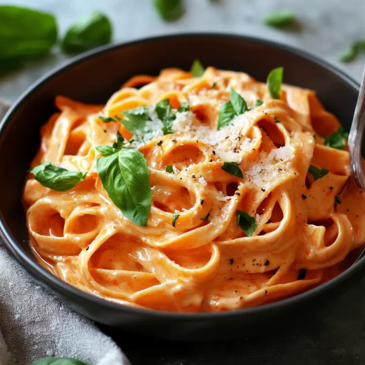 Creamy Red Pepper Alfredo Sauce