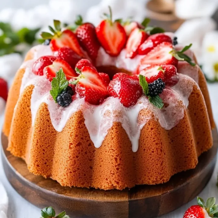 Strawberry Bundt Cake Recipe
