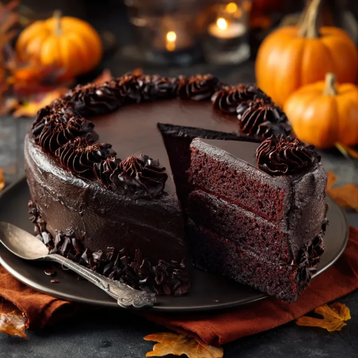 Black Velvet Halloween Cake Recipe