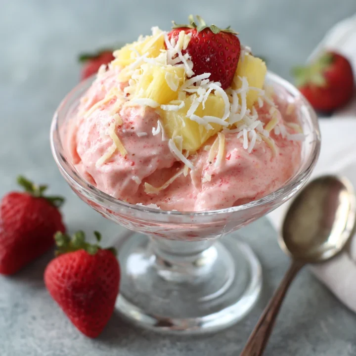 Frozen Strawberry Dole Whip Delight