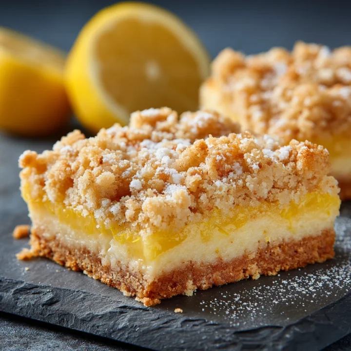 Lemon Crumb Bars Dessert Recipe