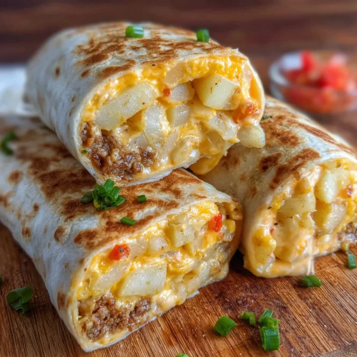 Ultimate Cheesy Potato Burritos Recipe