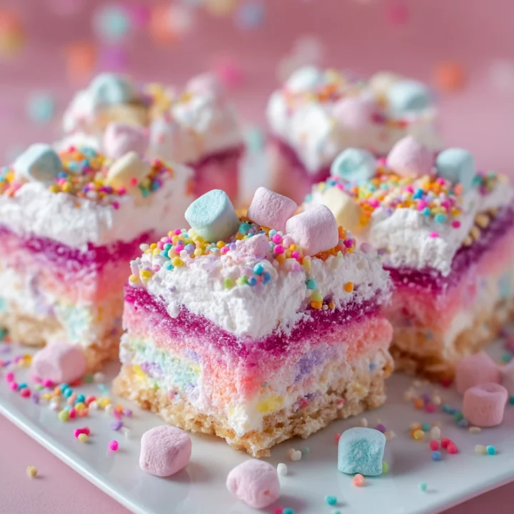 Bubblegum Cloud Dessert Slices Recipe
