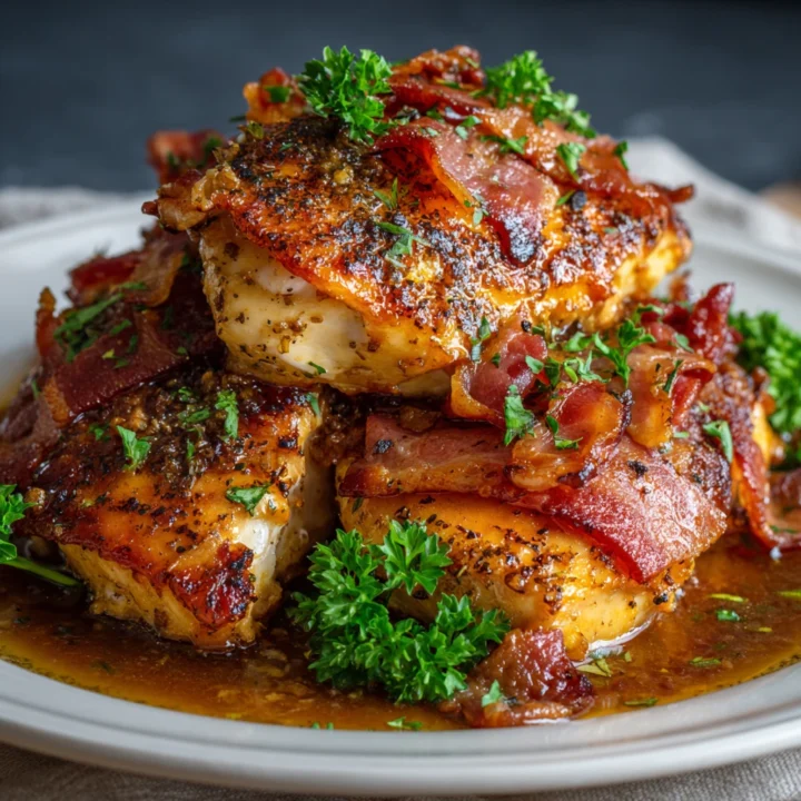 Maple Garlic Bacon Chicken Recipe
