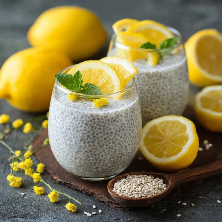Creamy Lemon Chia Pudding Recipe