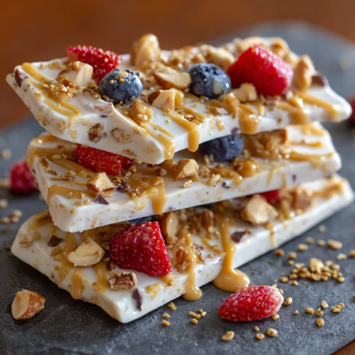 Peanut Butter Yogurt Bark Recipe