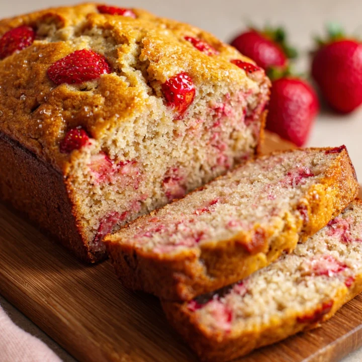Moist Strawberry Banana Bread Recipe
