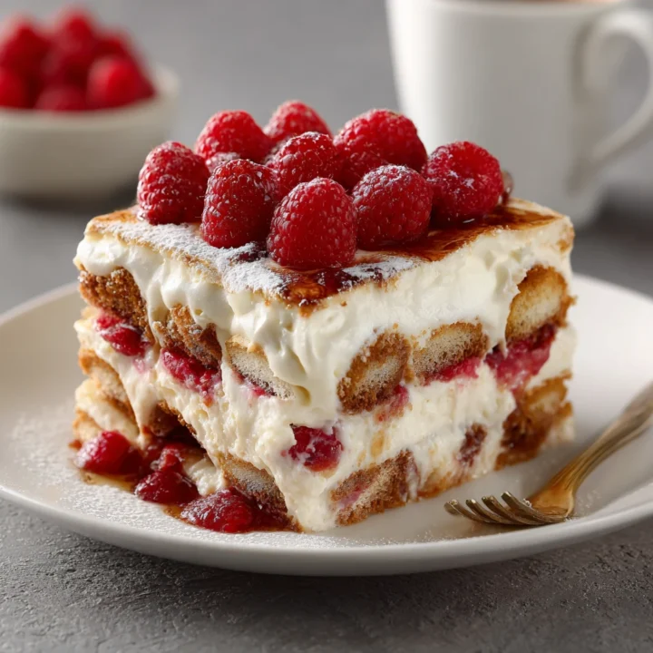 White Chocolate Raspberry Tiramisu Recipe