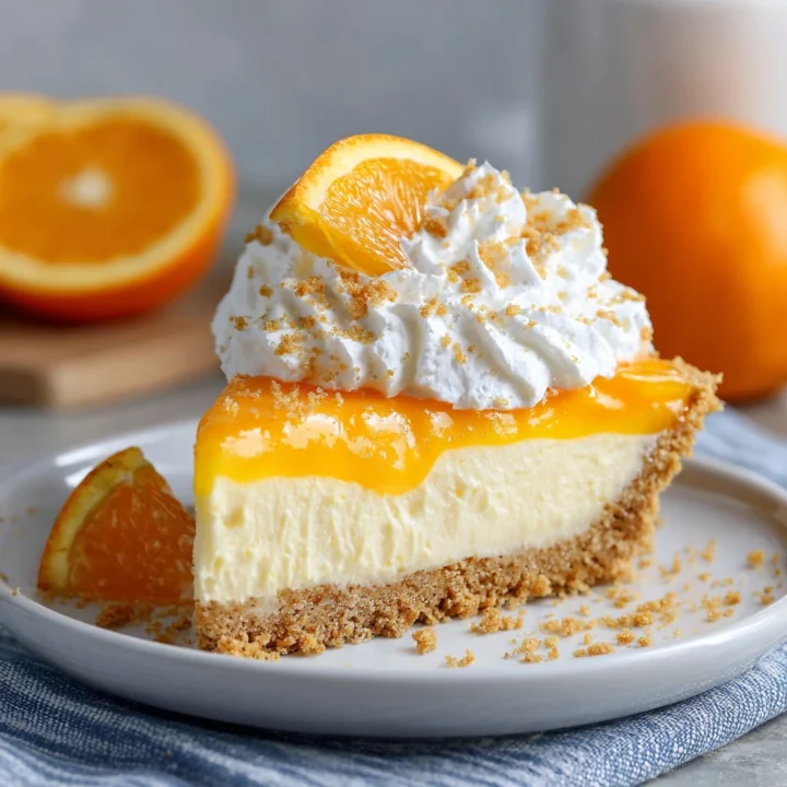 Orange Creamsicle Jello Pie Recipe