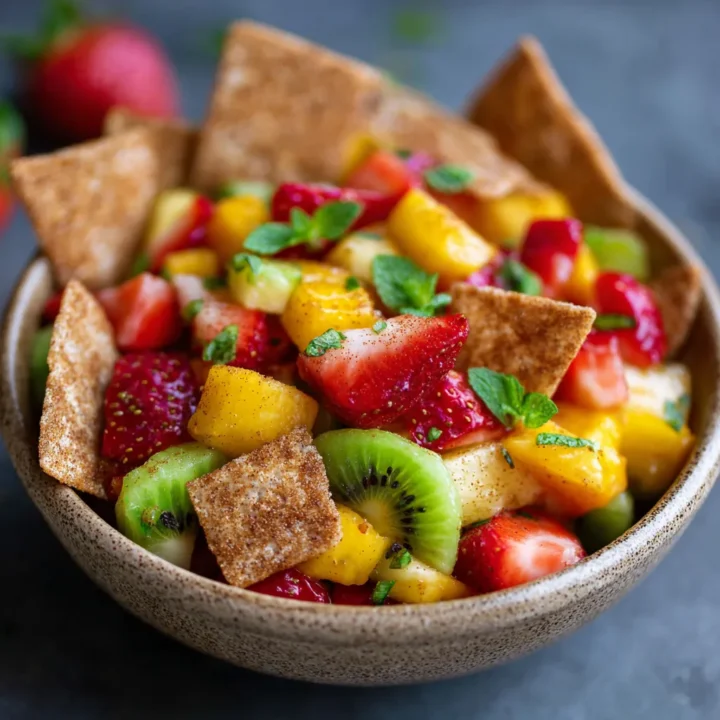 Fruit Salsa Cinnamon Sugar Chips: A Delicious Twist on a Classic Treat