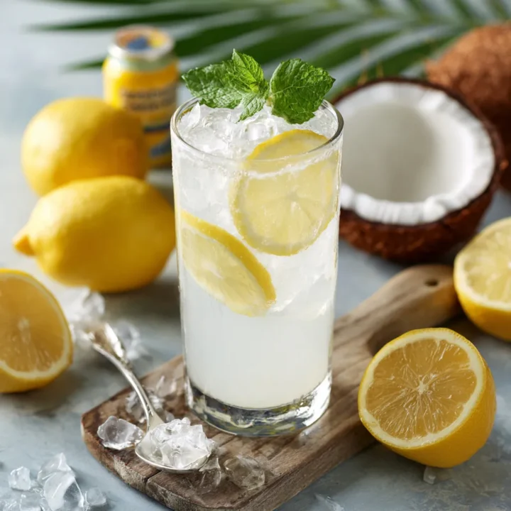 Easy Coconut Lemonade Drink Recipe