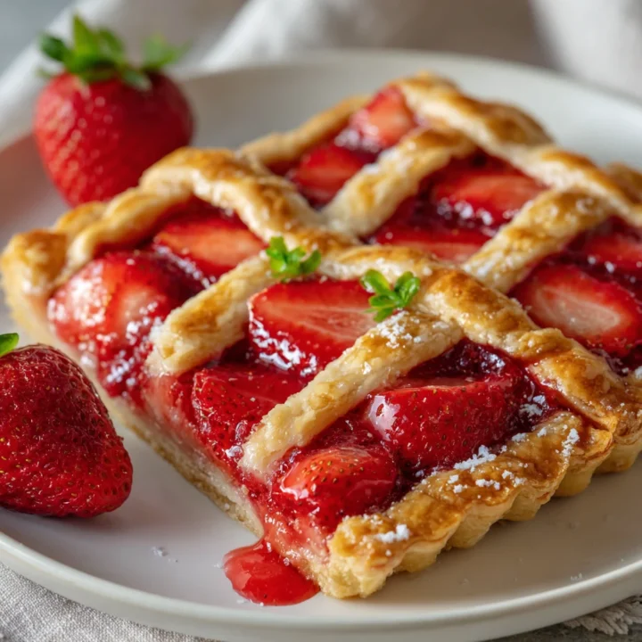 Delicious Strawberry Slab Pie Recipe