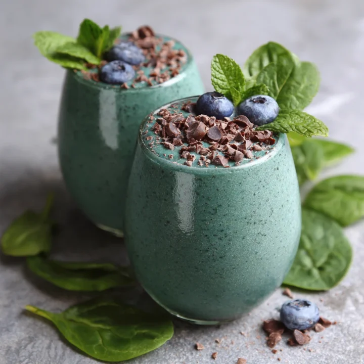 Mint Chip Spirulina Smoothie Recipe