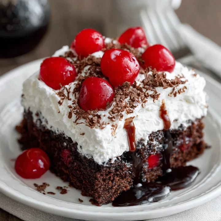Black Forest Poke Cake Recipe