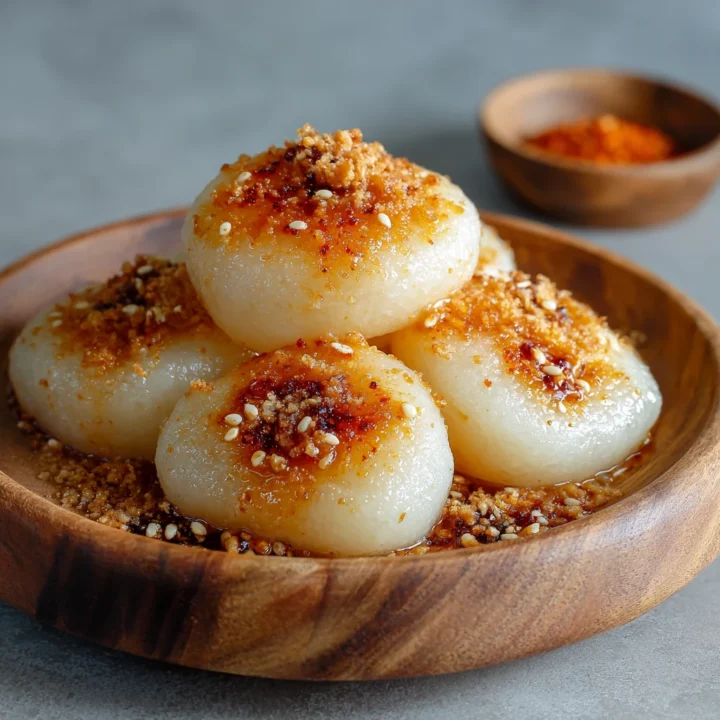 Sweet Soy Butter Korean Rice Cakes