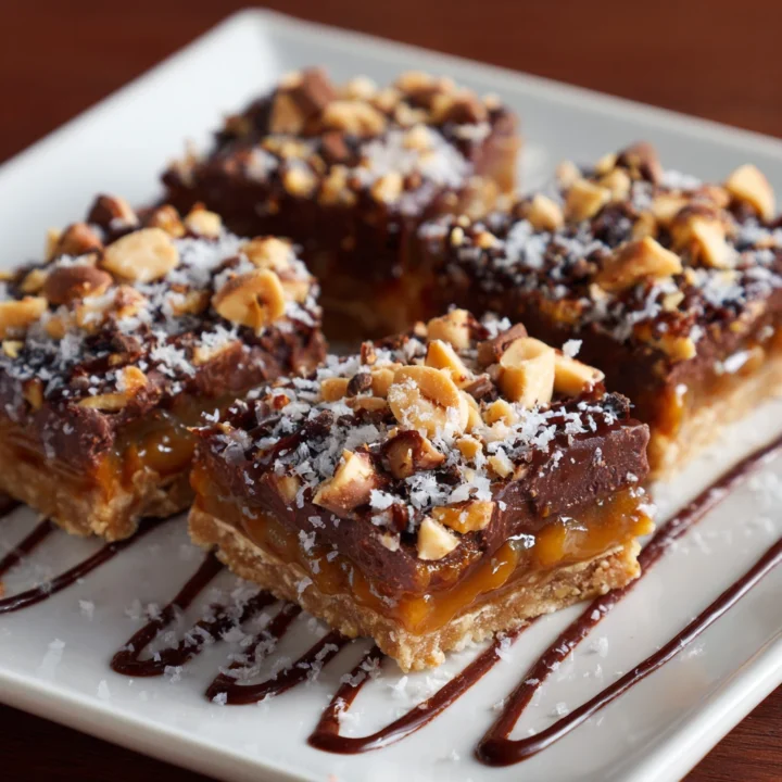 Smashed Date Snickers Dessert Recipe