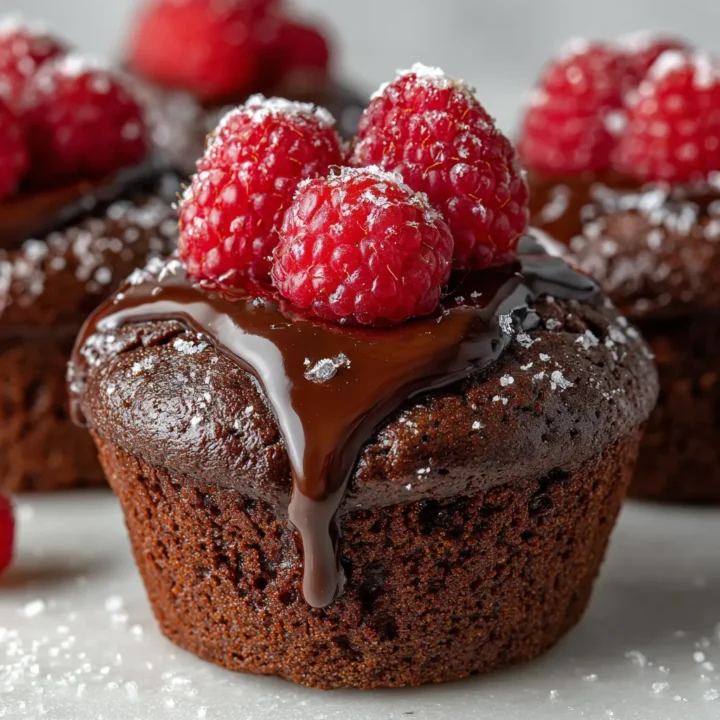 Raspberry Chocolate Lava Cupcakes Recipe