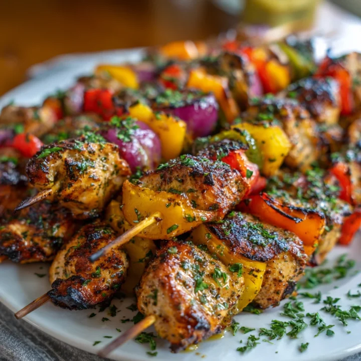 Grilled Cowboy Butter Chicken Skewers