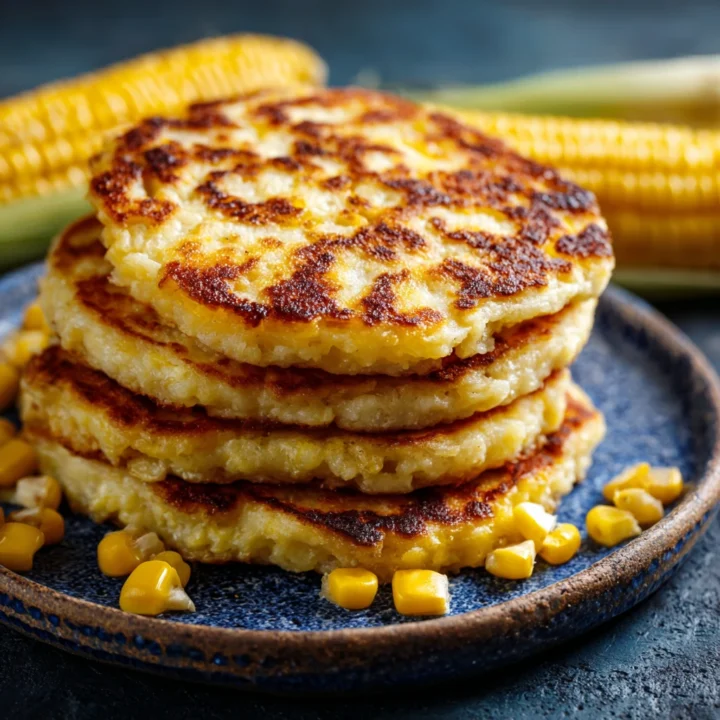 Venezuelan Sweet Corn Cachapas Recipe