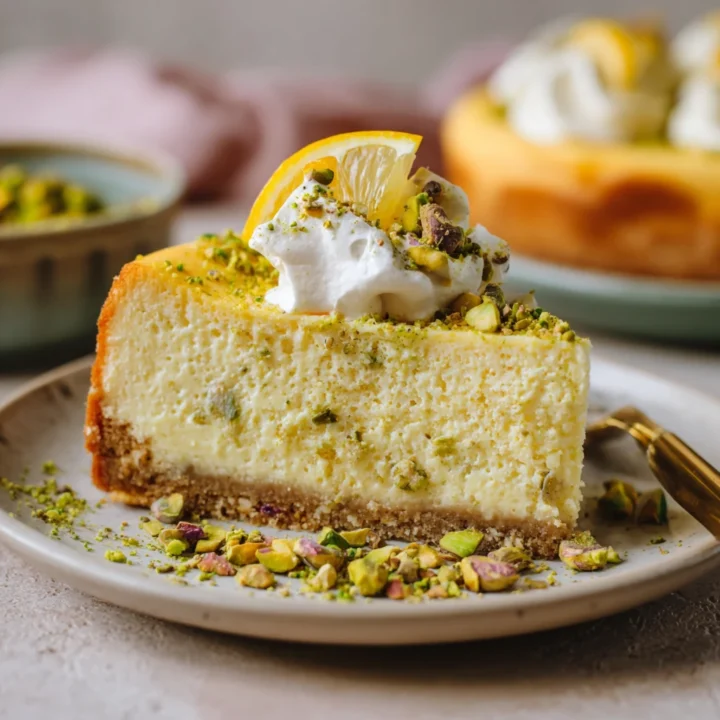 Lemon Lime Pistachio Cheesecake Recipe